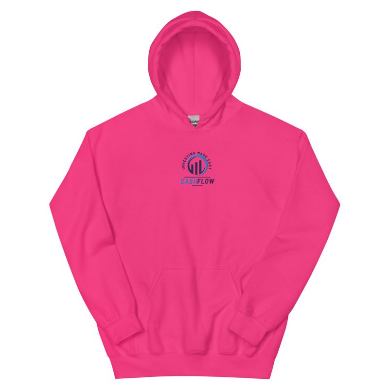 Cashflow Investing Inc Embroidered Hoodie v.2 – S, Heliconia