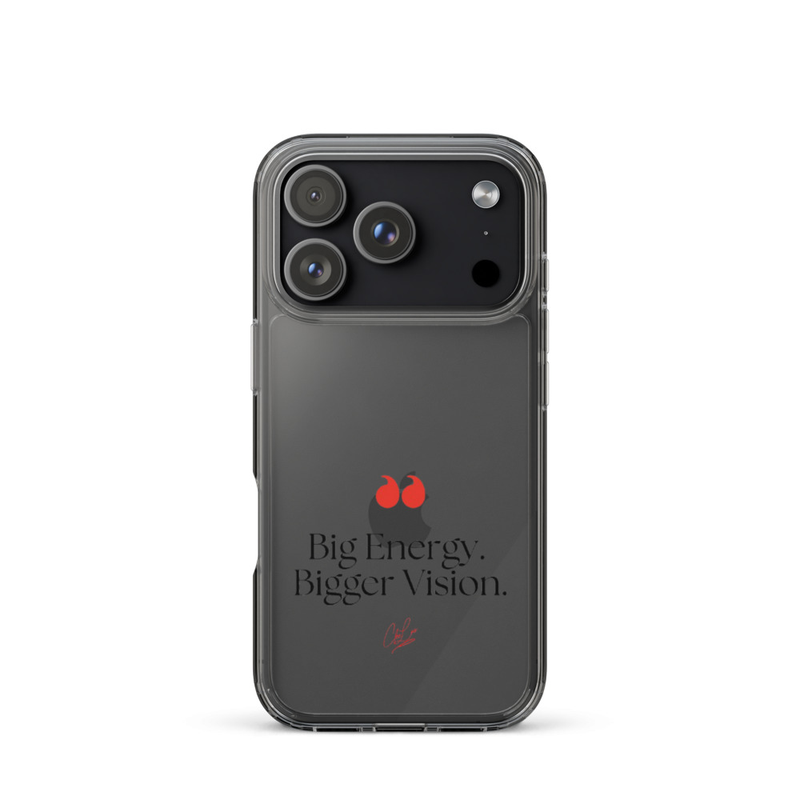 Big Energy. Bigger Vision. Clear Case for iPhone® – iPhone 17 Pro