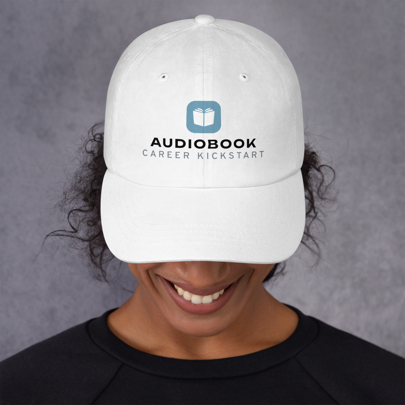 Audiobook Career Kickstart Hat - White