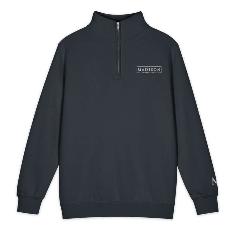Madison 1/4 Zip Sweatshirt Black