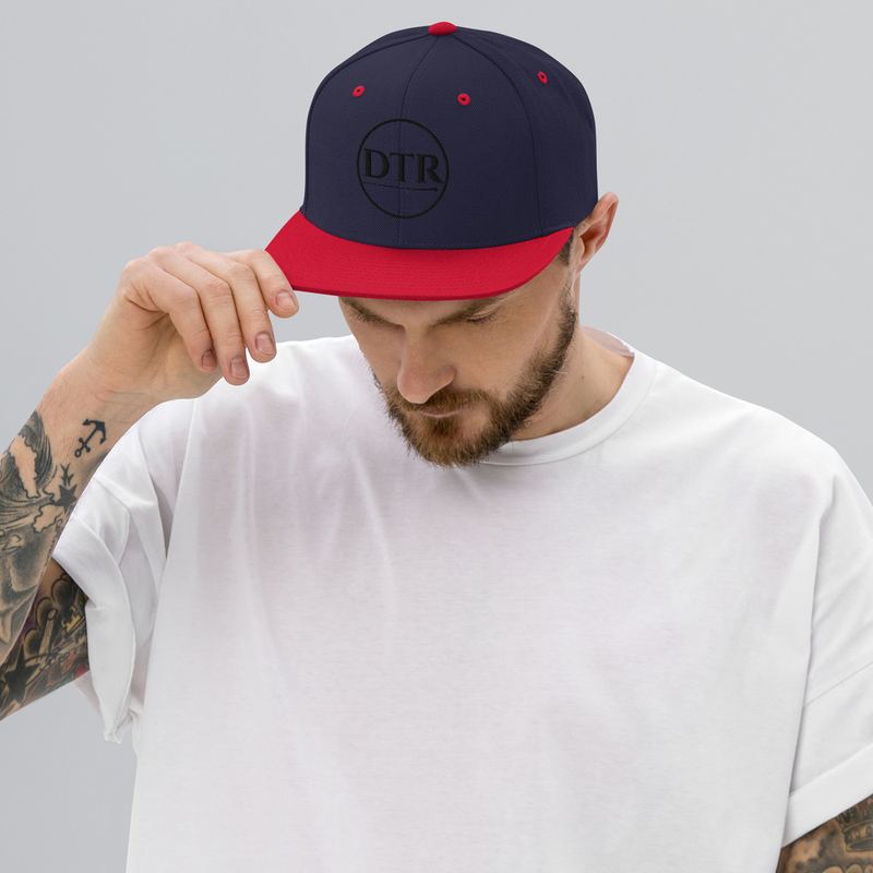 Snapback Hat Black Logo