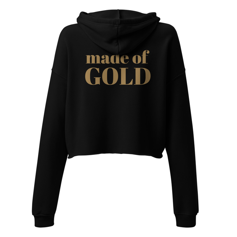 Made of GOLD Crop Hoodie – Image 5
