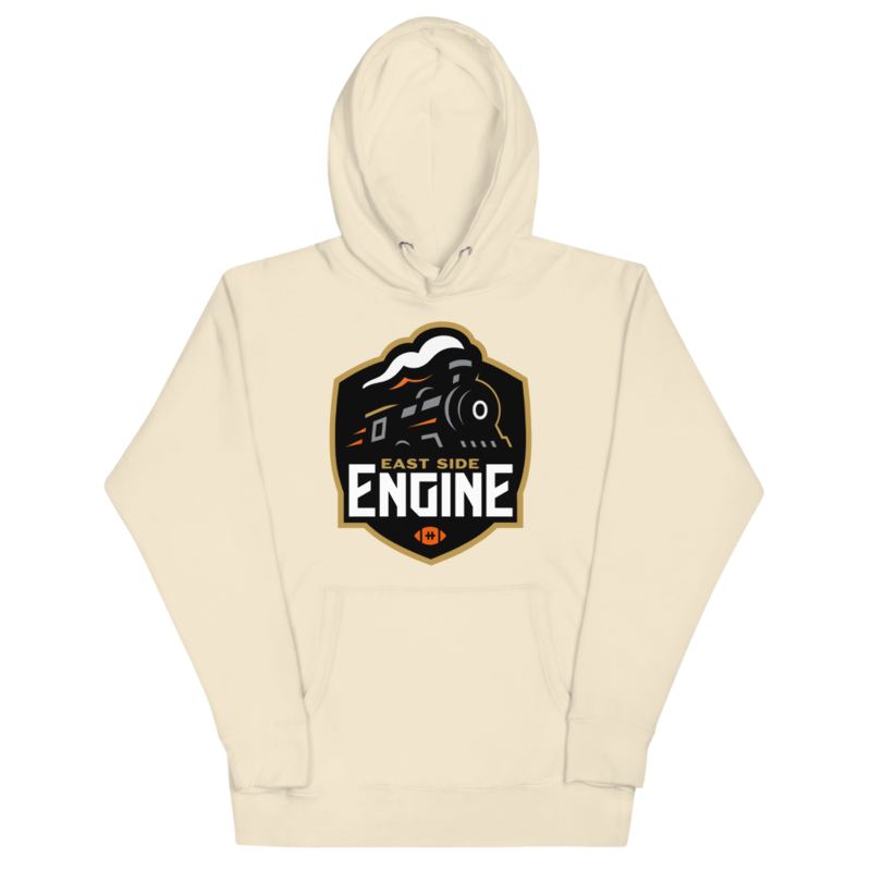 East Side Engine - Logo Hoodie – XL, Bone