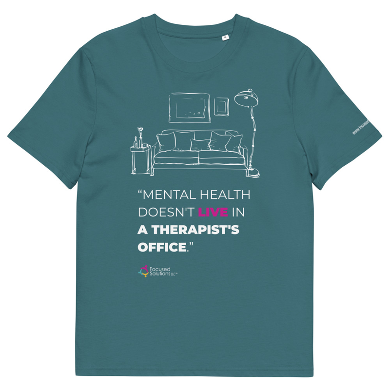 "Therapy Everywhere" Unisex Organic Cotton T-Shirt – Image 4