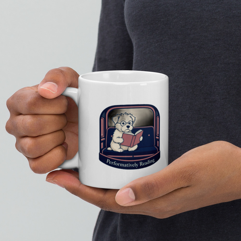 Performatively Reading Mug — Floof