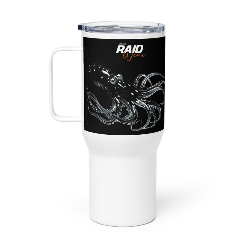 RAID Wear Octopus Travel Mug – 25 oz, White