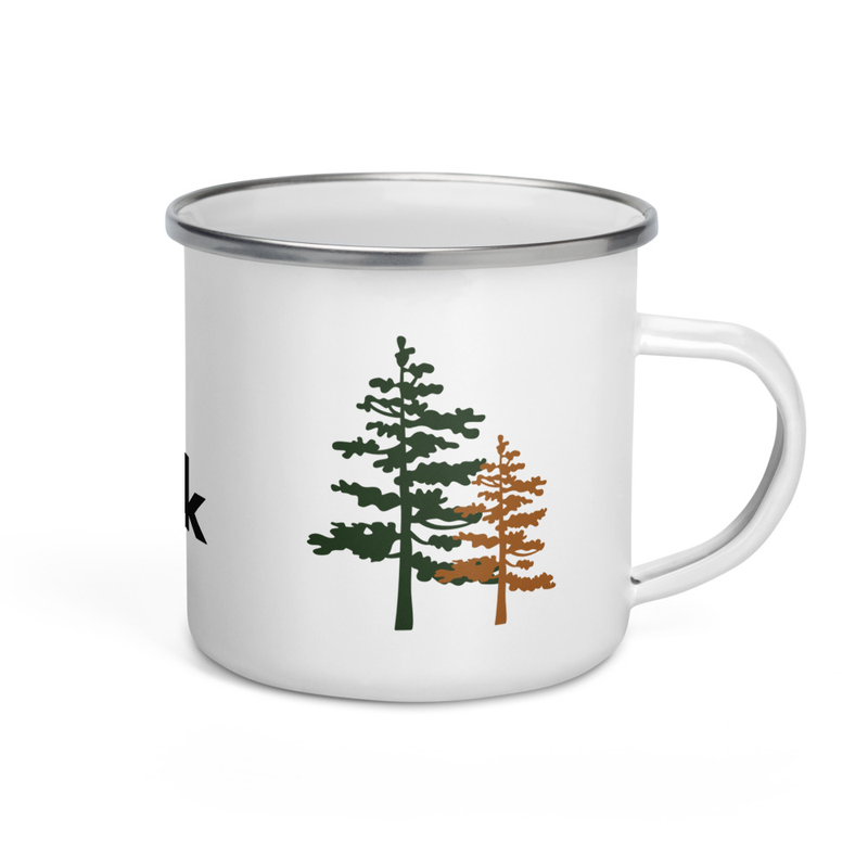 Enamel Mug - Life on a Stick view 2