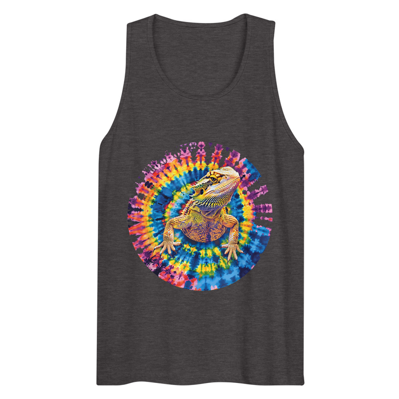 Men’s premium tank top - Charcoal Heather