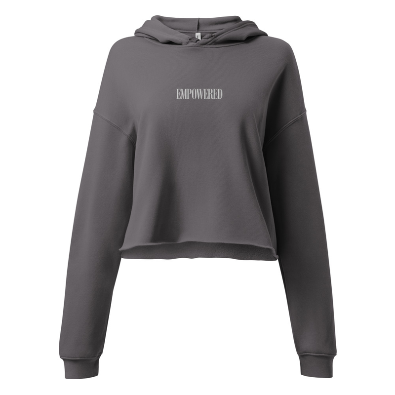 Empowered Collection | Soul Threads Embroidered Cropped Hoodie