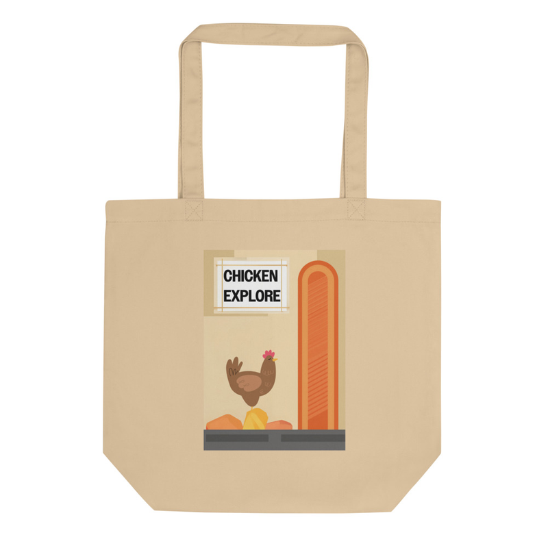 Eco Tote Bag ChickenExplore