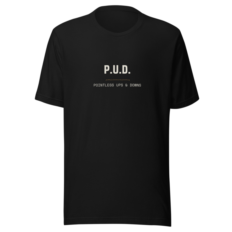 P.U.D. Tee mockup