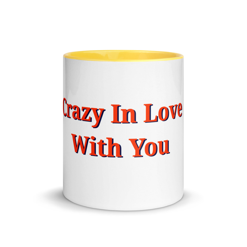 CrazyInLoveWithYou Mug with Color Inside