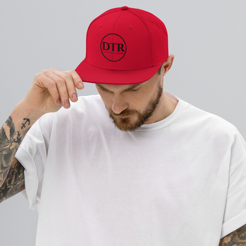 Snapback Hat Black Logo
