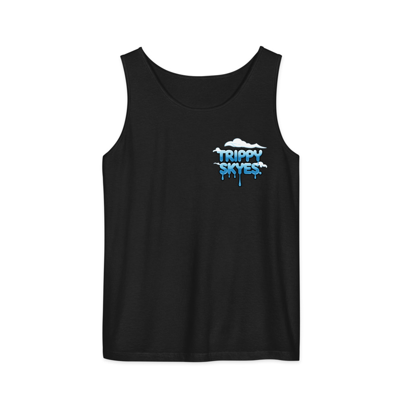 Trippy Skyes Unisex garment-dyed tank top