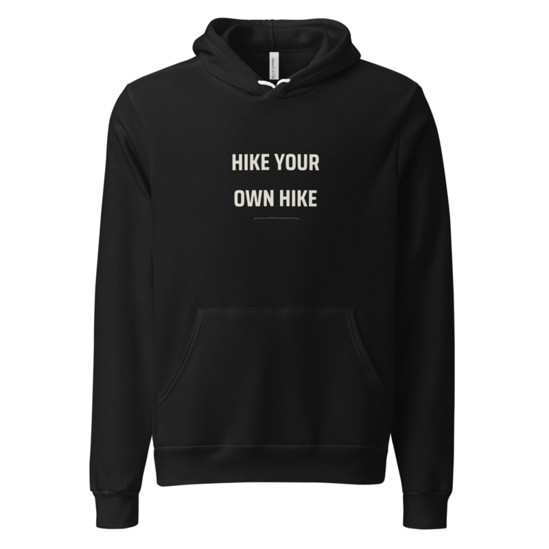 HIKE YOUR OWN HIKE Hoodie mockup