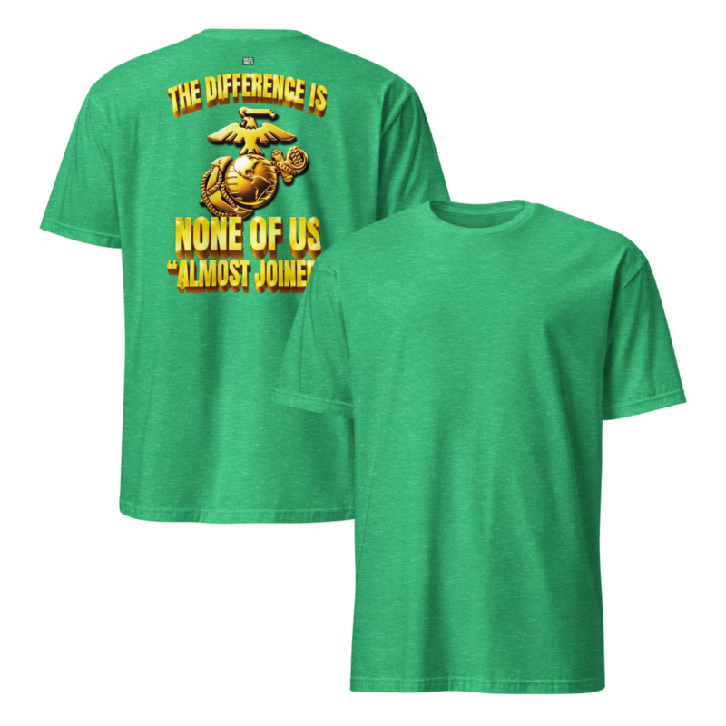 US MARINE CORPS (Back Print) – XL, Heather Irish Green