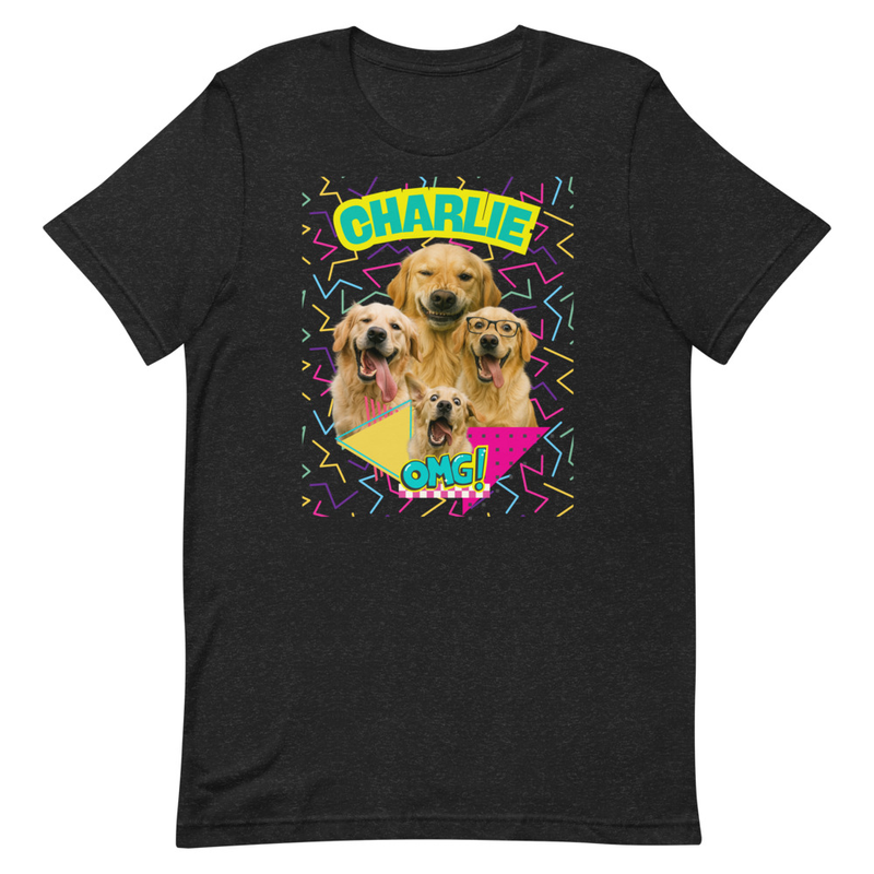 Retro Personalized Pet Party - Unisex t-shirt