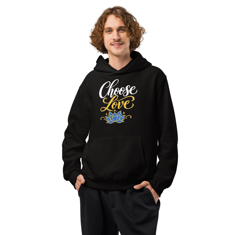 Choose Love Oversized heavyweight hoodie