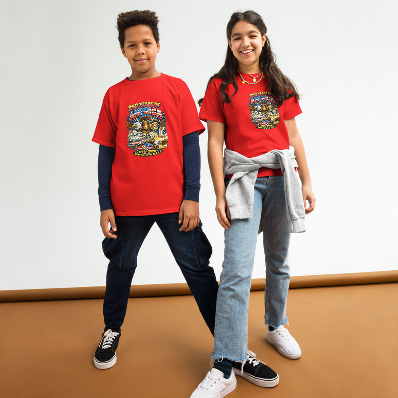 250 Years of Fun Youth classic tee – S, Red