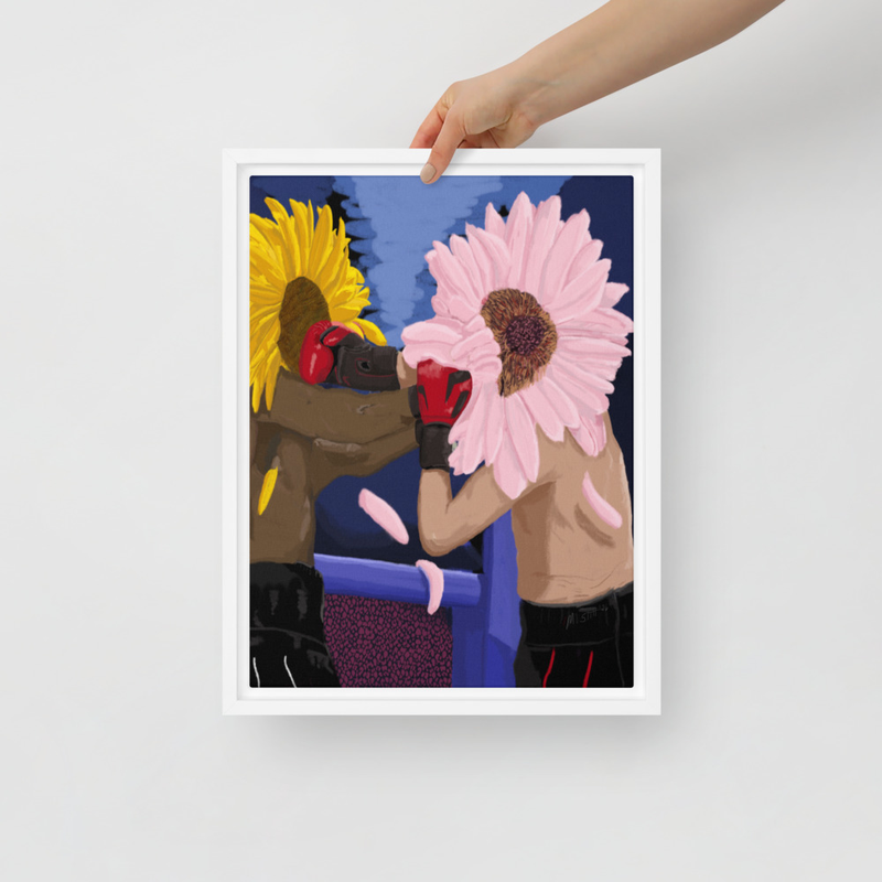 FIELD ILLUSTRATION - BOXING FLOWERS | Broken Archive