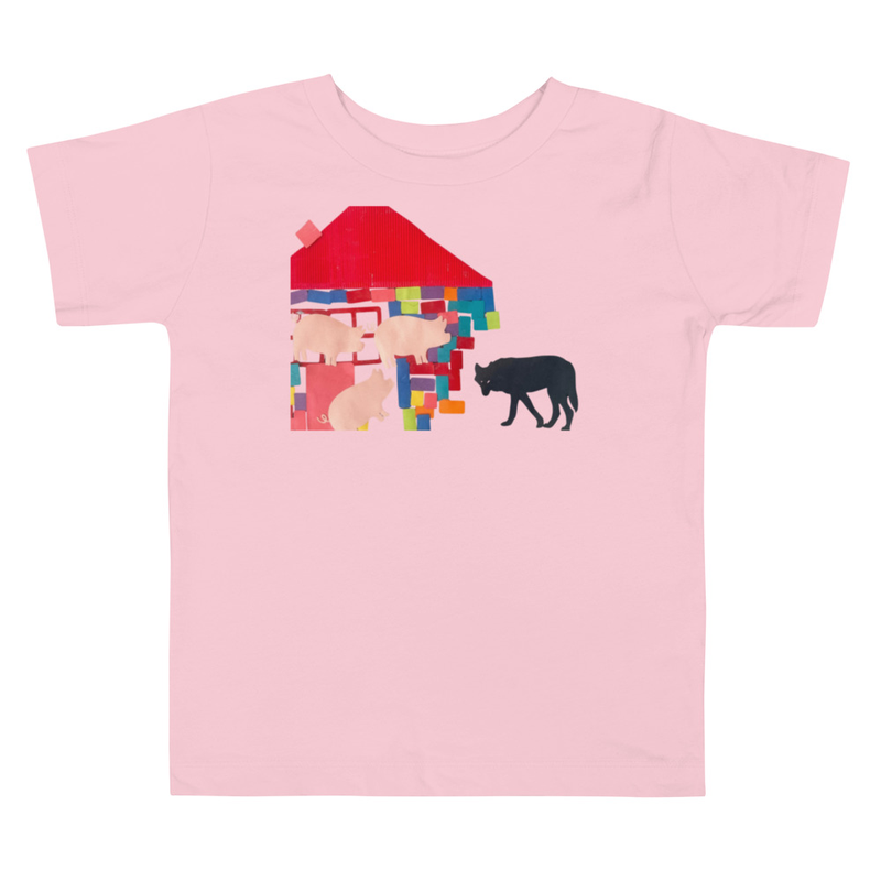 The Wolf - Toddler Tee – 2T, Pink
