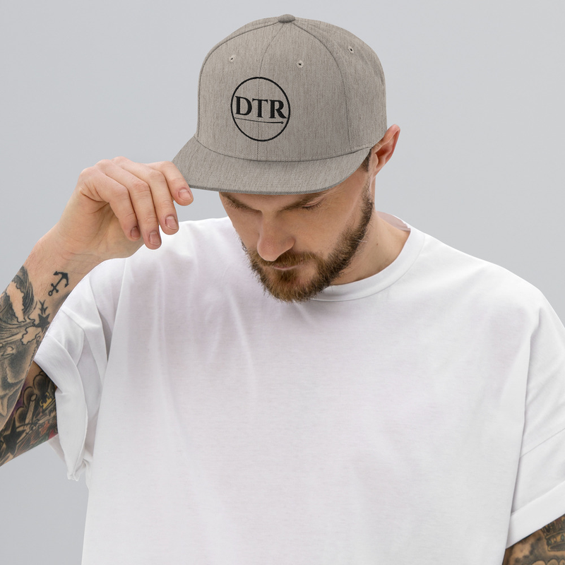 Snapback Hat Black Logo