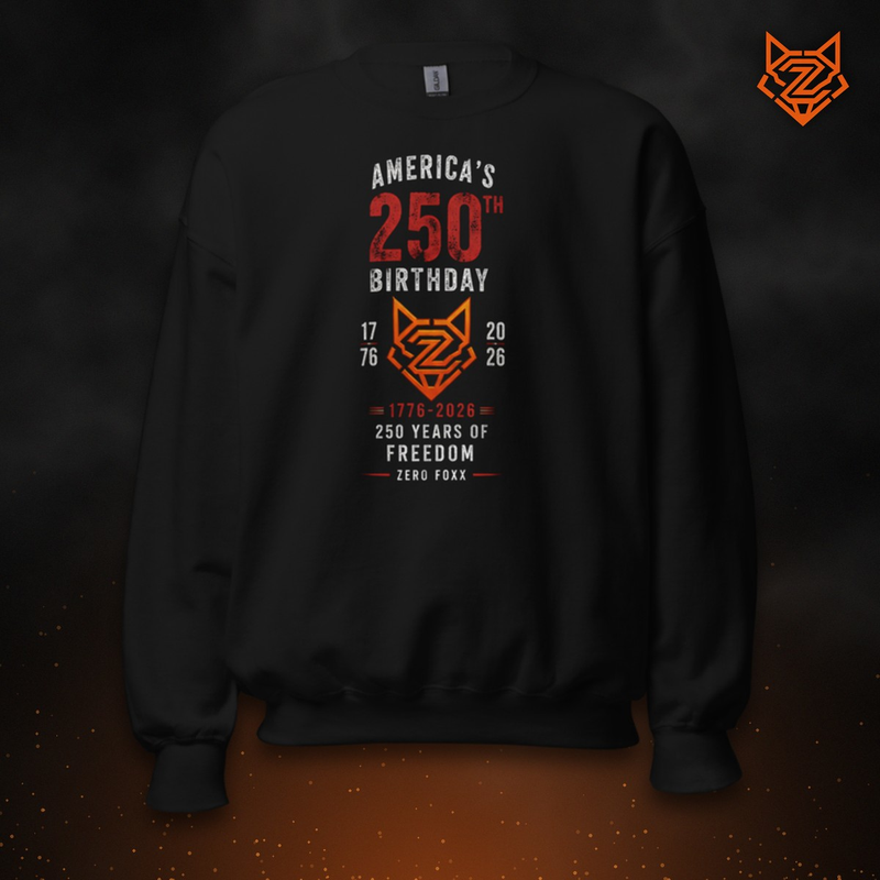America's 250th — 250 Years of Freedom | Sweatshirt — Front