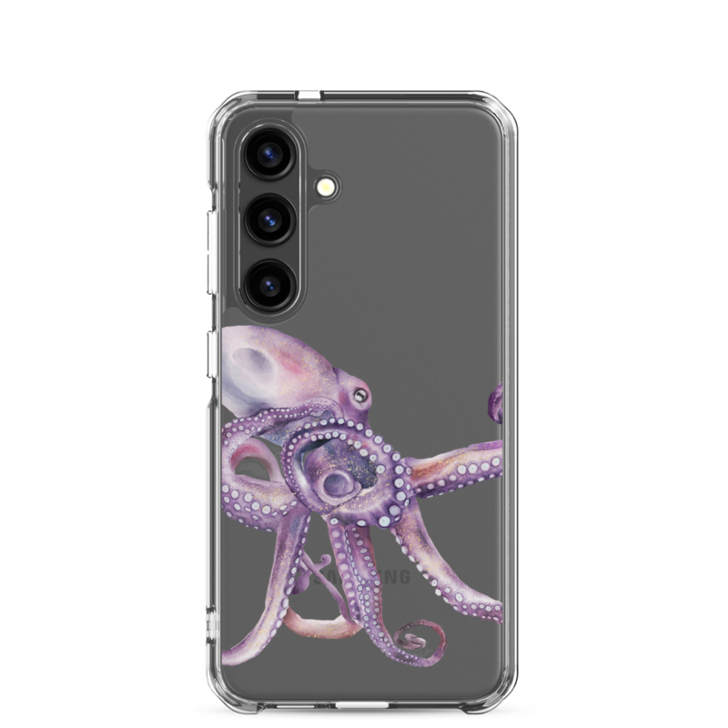 Watercolor Octopus Clear Case for Samsung® – Samsung Galaxy S24