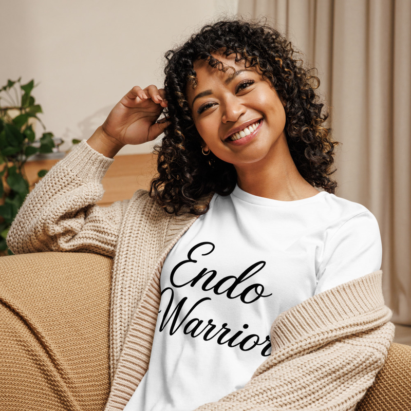 Endo Warrior Women's Relaxed White T-Shirt