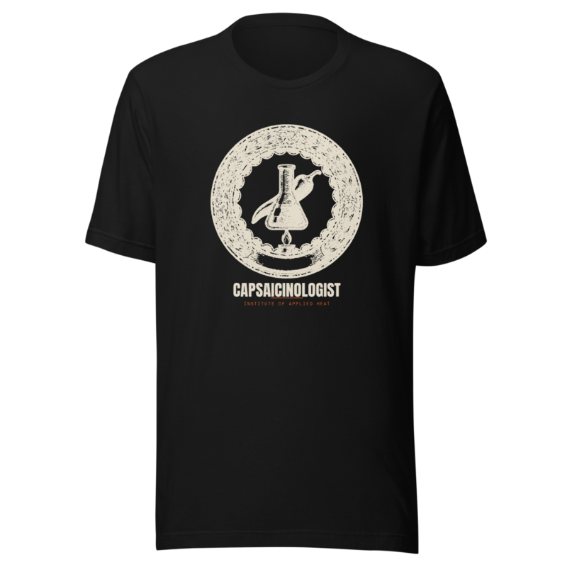 Capsaicinologist Tee — Hot Sauce merch