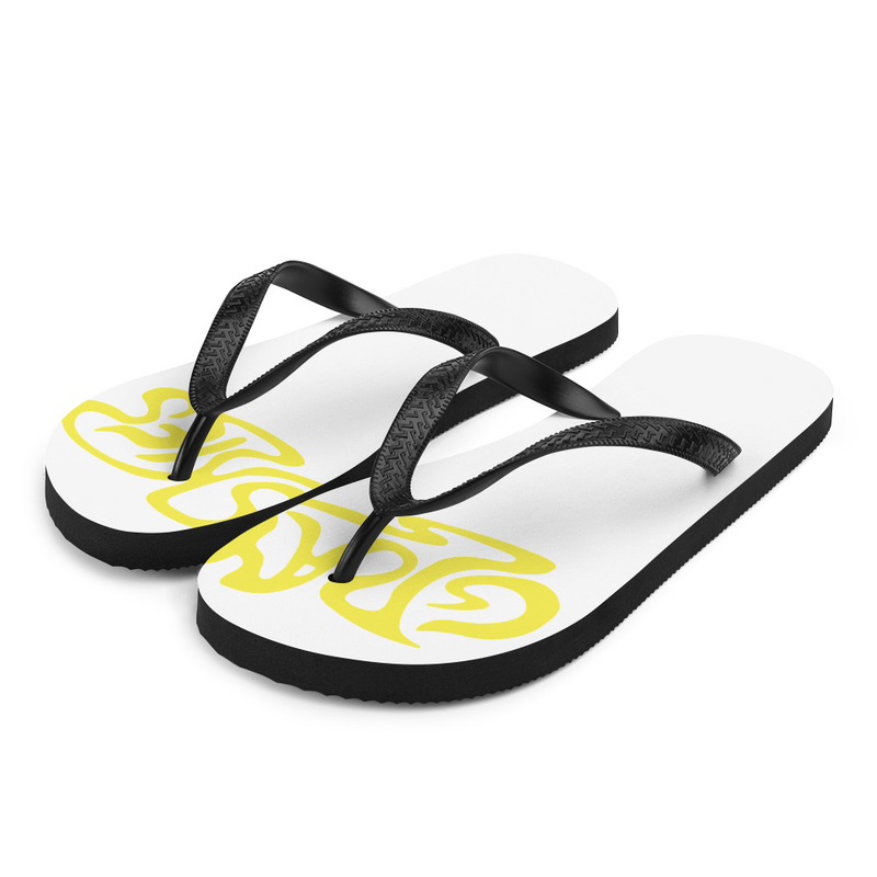 Gray Skies Flip-Flops
