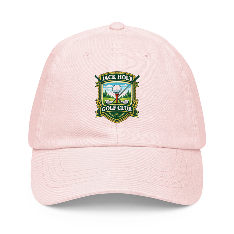 Jack Hole Golf Club Pastel baseball hat – One size, Pastel Pink
