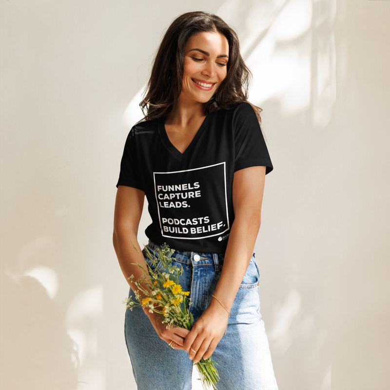 Funnel Capture Leads V-neck