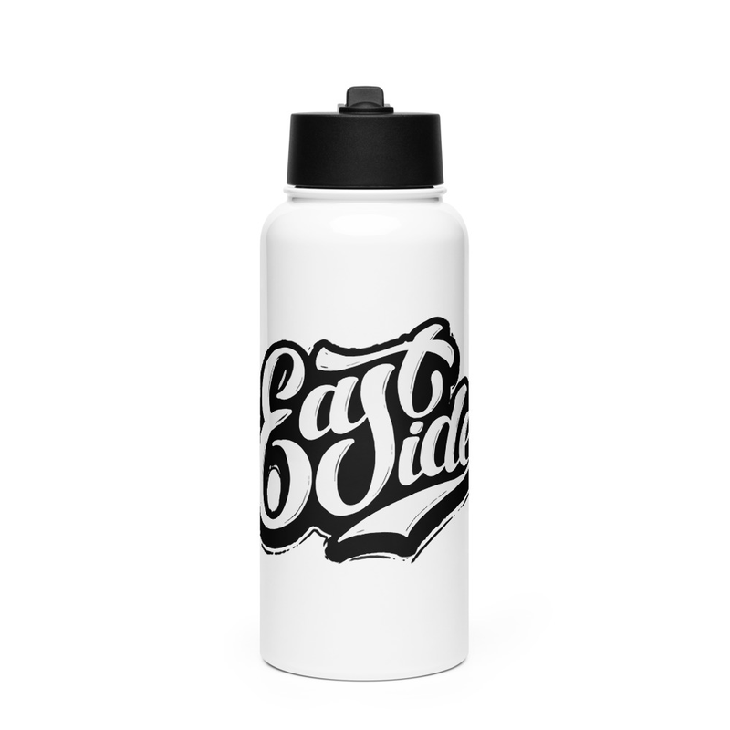 EastSide water bottle (SS) with a straw lid