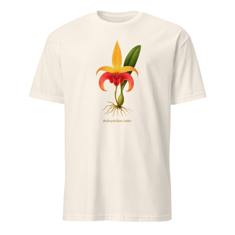Bulbophyllum lobbii Shirt – S, Natural