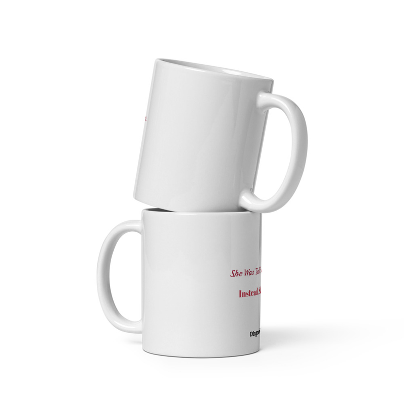 She was told to calm down. Instead, She logged in. Mug – Image 2