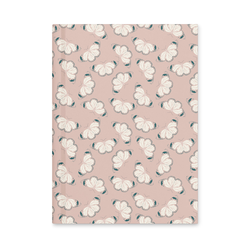 Butterfly Bliss in Pink - Hardcover Journal