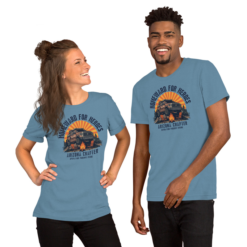 Arizona Chapter t-shirt – XS, Steel Blue
