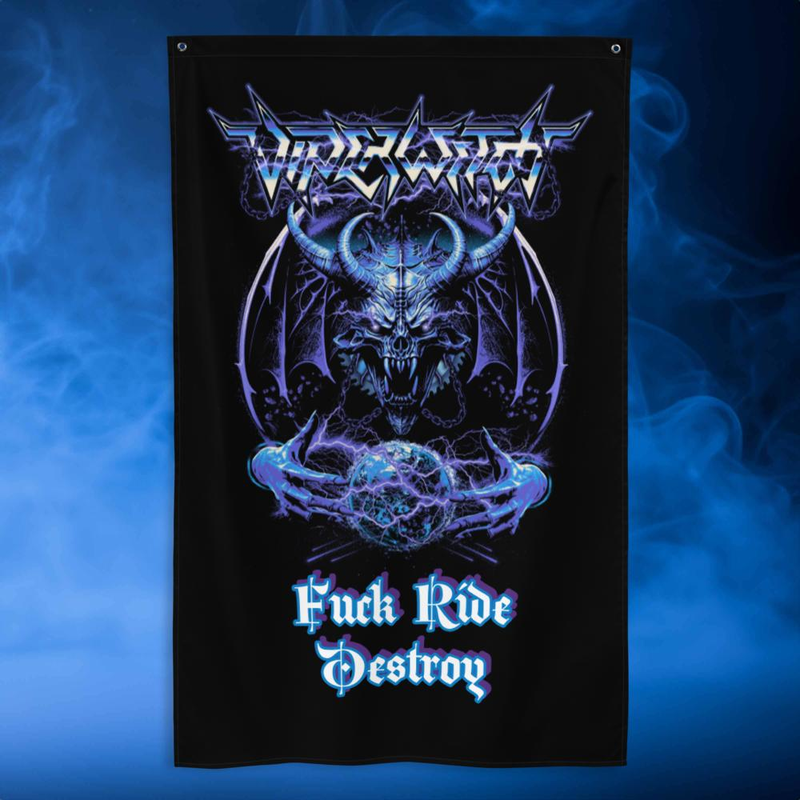 Banner (Flag) - Fuck Ride Destroy