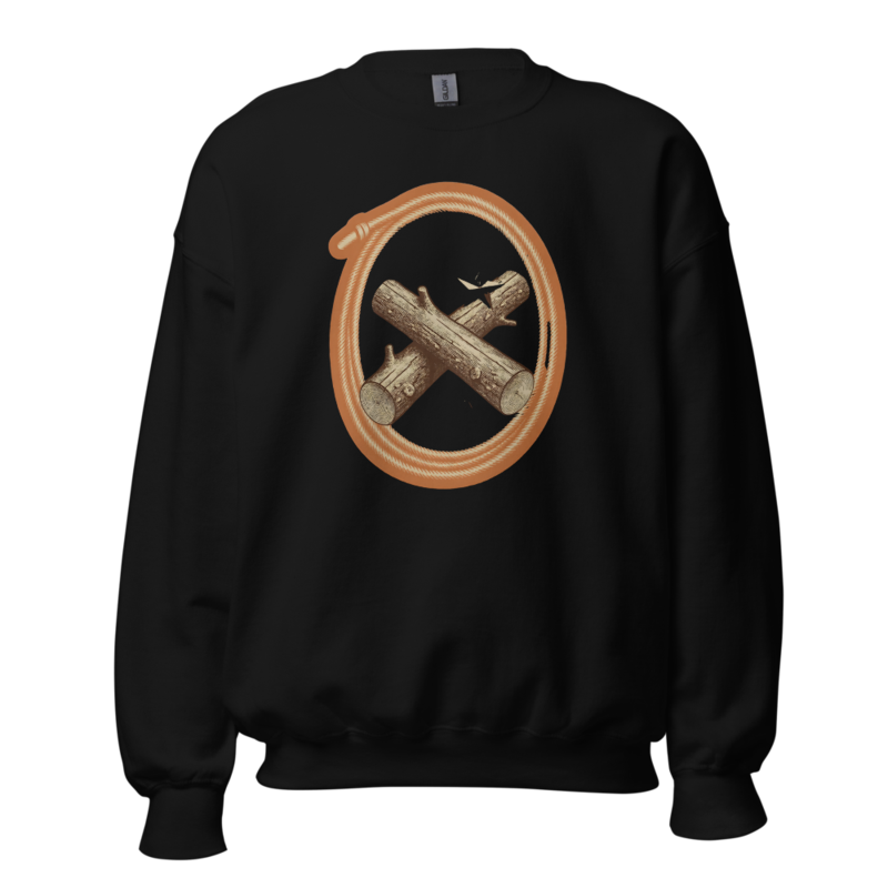 Rodeo Ember Rope Collage Crewneck (Artist Series) — BBQ merch