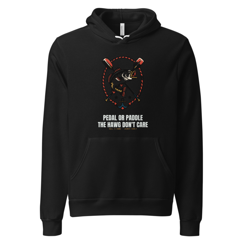 Pedal Or Paddle The Hawg Don'T Care Hoodie (Artist Series) mockup