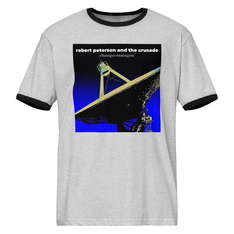 Unisex ringer t-shirt (front design only)
