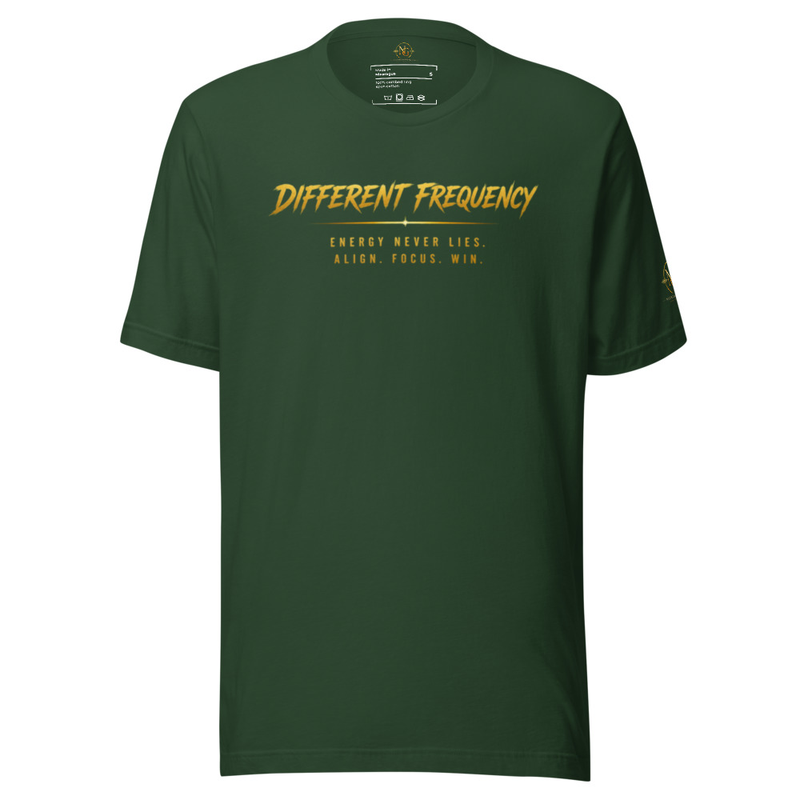 Different Frequency (Unisex t-shirt) – S, Forest