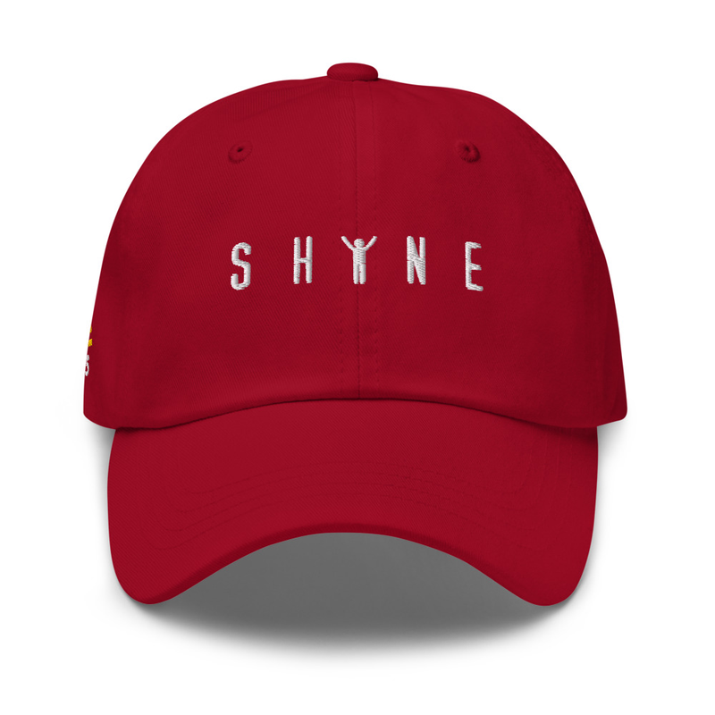 Pure Dad Hat – One size, Cranberry