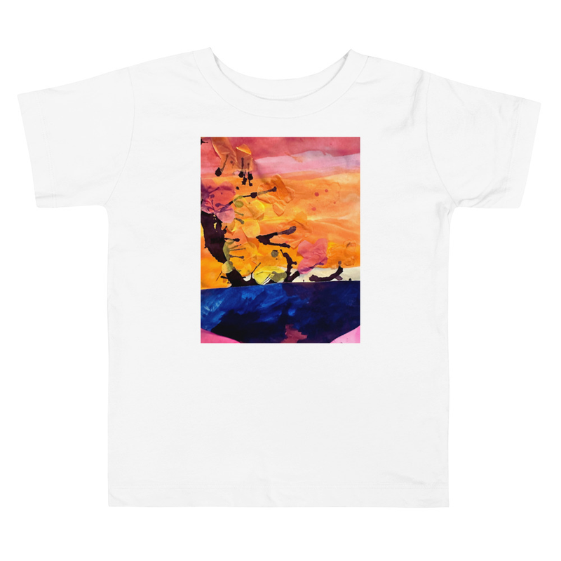 Cherry Blossom - Toddler Tee – 2T, White