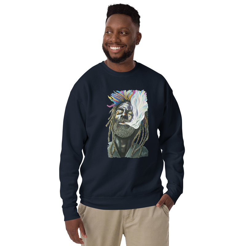 In Dreams - Unisex Premium Sweatshirt – S, Navy Blazer