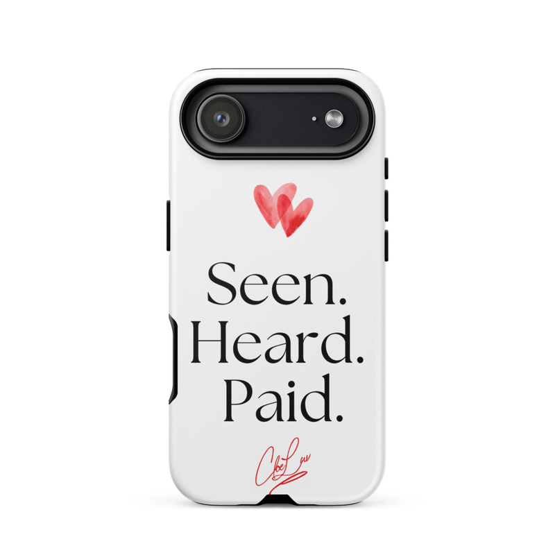 Seen. Heard. Paid. Iphone Case – iPhone 17 Air, Matte