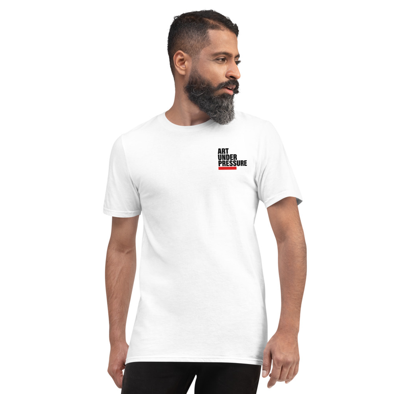 "ART UNDER PRESSURE" Lines Short-Sleeve T-Shirt V1