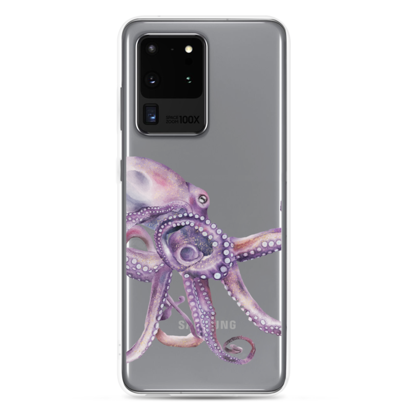 Watercolor Octopus Clear Case for Samsung® – Samsung Galaxy S20 Ultra