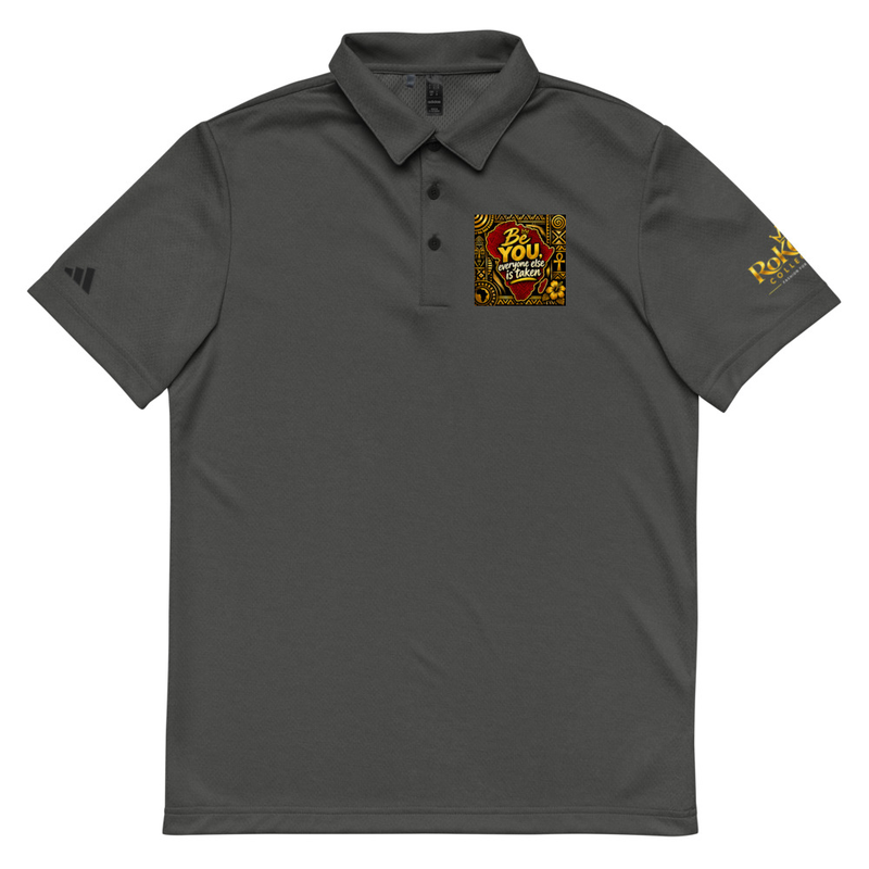 adidas space-dyed polo